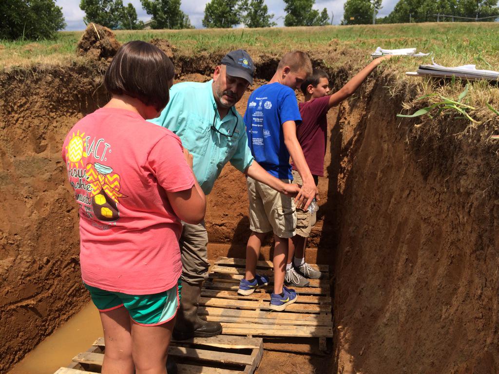 These <a href="/CoffeeCoExt/">UT/TSU Ext-Coffee Co</a> <a href="/4H/">4-H</a> students are getting some hands on training on soil judging. #SoilPit