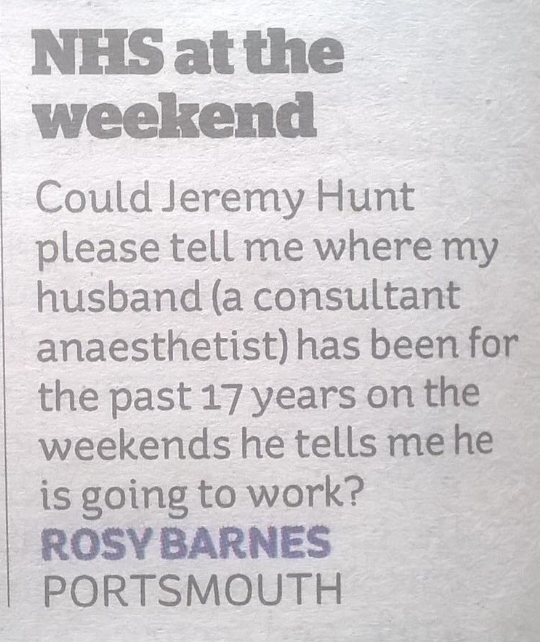 People's NHS tweet media