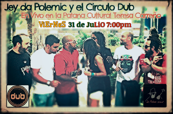JeydaPolemic's tweet photo. Este 31 de Julio #Activadera en la #LaPatanaTTC @LaPatanaCcs con #JeydaPolemic y el @CirculoDub #SonidoHeterogeneo http://t.co/uP2RPA7R3N