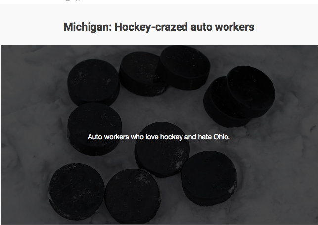 rachelbwade's tweet photo. #StateStereotypes Does it count as a stereotype if its 100% accurate? http://t.co/pozt6NaP7m