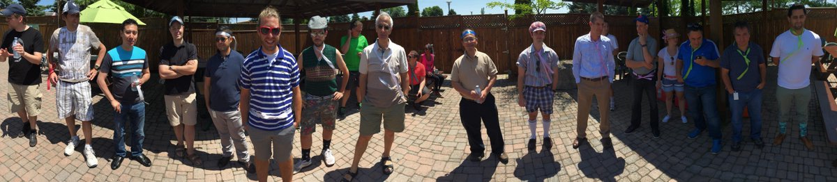 DMTISpatial's tweet photo. Great summer team-day mini-putt golf &amp; BBQ fun-in-the-sun last week at the Timber Creek Golf in Stouffville http://t.co/UfgMimQKXz