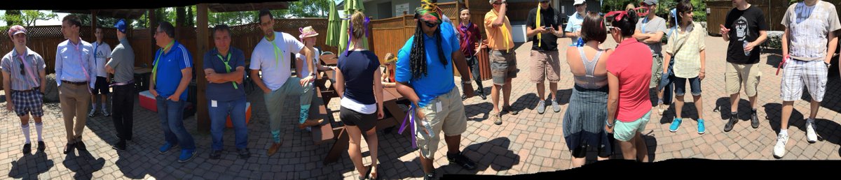 DMTISpatial's tweet photo. Great summer team-day mini-putt golf &amp; BBQ fun-in-the-sun last week at the Timber Creek Golf in Stouffville http://t.co/UfgMimQKXz