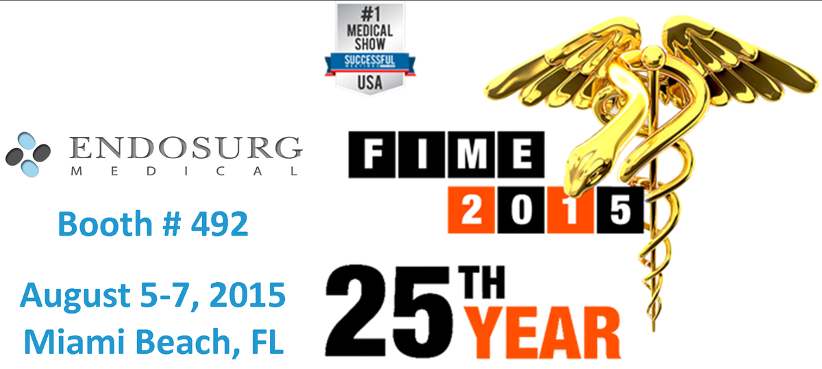 EndosurgMed's tweet photo. We will be at FIME 2015 in Miami Beach on August 5-7, will you? http://t.co/t1TFL5dWbL