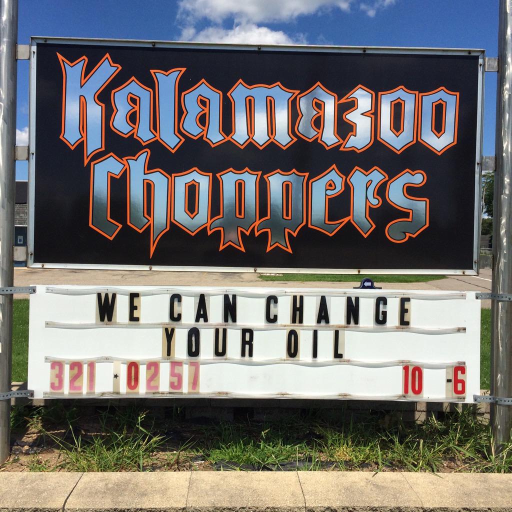 KChoppers's tweet photo. We can do your scheduled maintenance work services oils tires we do it all. Give us a call 269-321-0257.  #Kalamazoo http://t.co/LGi2xciPpD