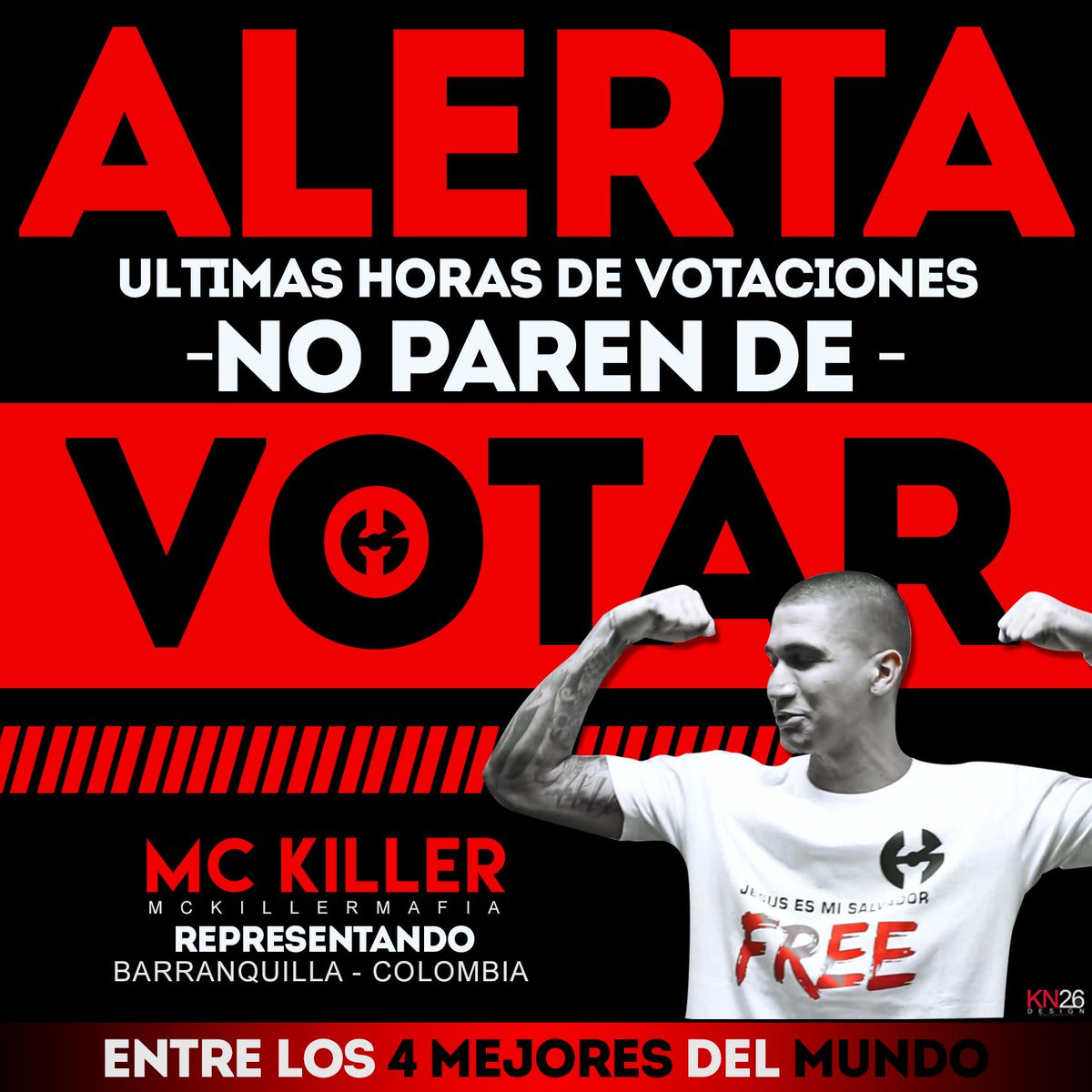 #ALERTA!!!! NO PAREN DE VOTAR VAMOS ABAJO , TODOS A VOTAR #LINK improjampr.com/M  ULTIMAS HORAS,TODOS A VOTAR