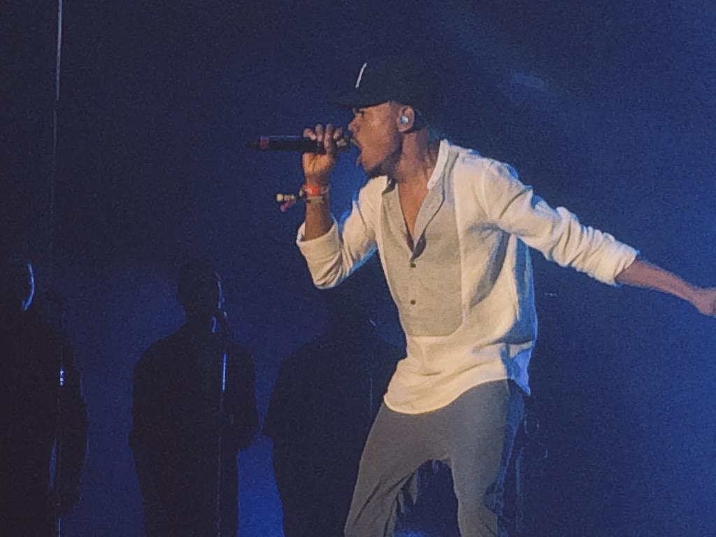 Tyree_Alexxis's tweet photo. @chancetherapper at the pitchfork music festive was amazing this weekend. #ChancePitchfork http://t.co/W8Ee69TvoQ