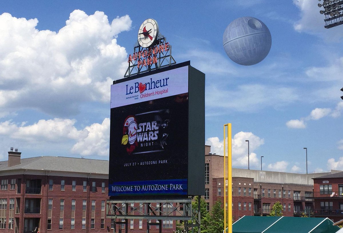 memphisredbirds's tweet photo. "You underestimate the power of the Dark Side" #MemForce #ThatsNoMoon http://t.co/o7qJngBTKd http://t.co/sWThHCTmZz