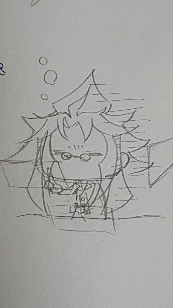 眠いけどがんばるパラさん 