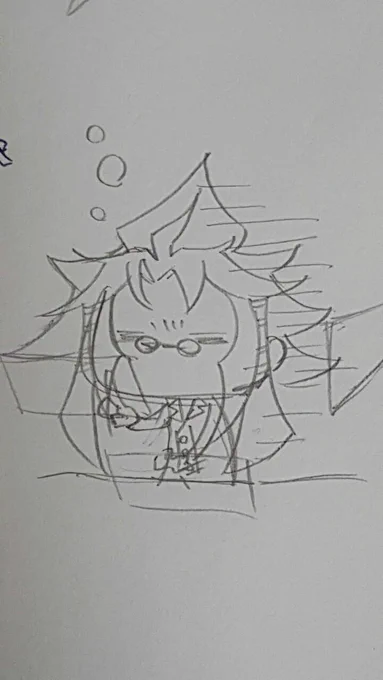 眠いけどがんばるパラさん 