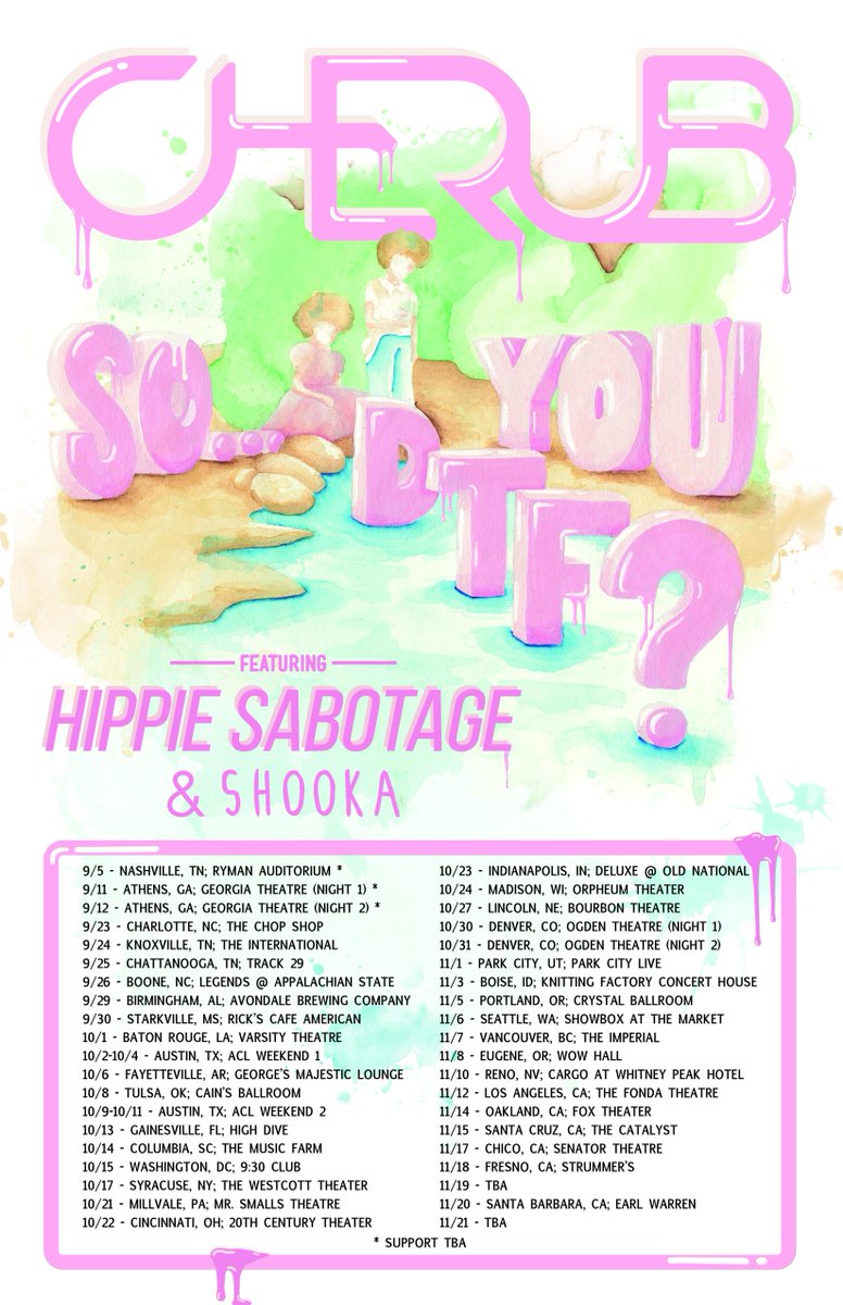CHERUBlamusica's tweet photo. We’re stoked to announce the "So... You DTF? Tour"! #DTFTour http://t.co/nx3cQDvEYz http://t.co/IPqAnju250