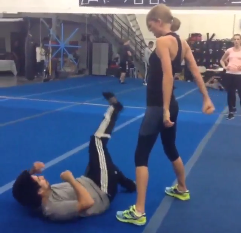 Spanking the cheeky girls