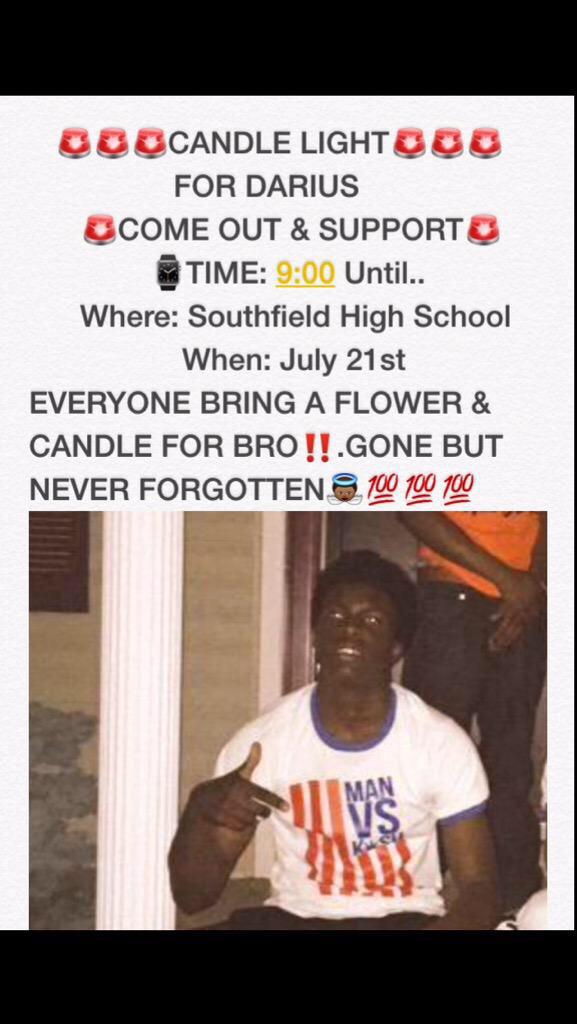 SHSBluezone's tweet photo. Make sure you guys come tonight for our fallen BlueJay Angel 👼🏾 #LongLiveDarius 🔵⚪️🔵⚪️🔵⚪️🔵 🐦 #BlueJayPride http://t.co/fzWsR2qi0E
