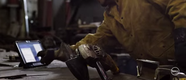 Dell's tweet photo. Need tablets tough enough for the shop, sensitive enough to use w/gloves? http://t.co/CvZ23RWtIB [video] #DellRugged http://t.co/VYA82q52lS