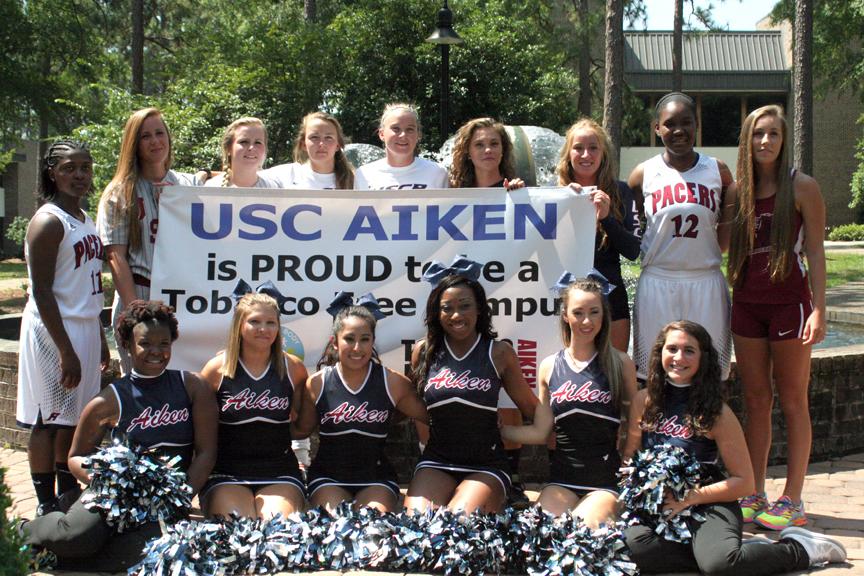We went behind the scenes today with several USC Aiken student-athletes as they are going to be part of a video.
