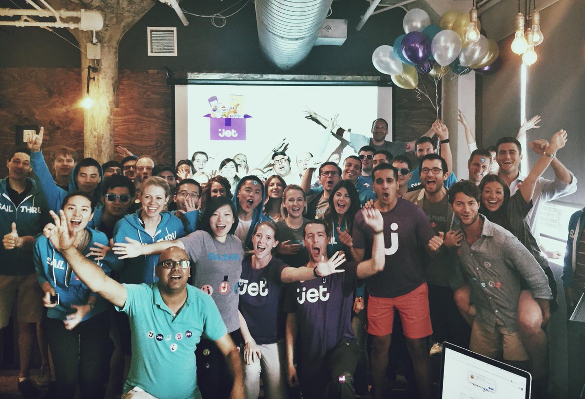 sailthru's tweet photo. A big shout out to our friends at @Jet for launching today! Congrats team! #JetLaunch http://t.co/RjnPcBlrge