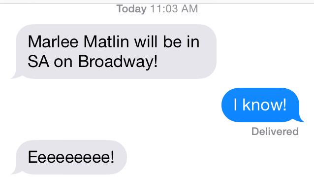 AlexChurchyG's tweet image. My mom might be more excited about #DeafAwakening coming to Broadway than I am, and that's saying something.