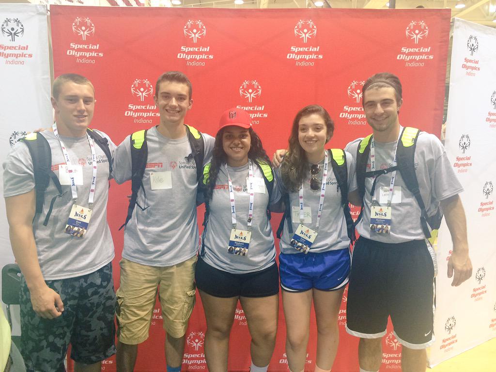 NFHS_Org's tweet photo. Representatives from @MIAA033 are ready for the @SOIndiana event! #NFHSNSLS15 http://t.co/nhuPCzMFzs