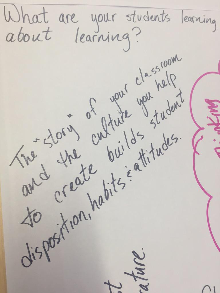 LouisaVecchione's tweet image. Loving the Chalk Talks during Study Group this afternoon. Such a great way to reflect and share ideas. #pzc2015