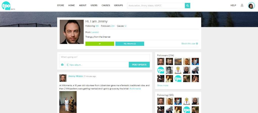 ForbesTech's tweet photo. Wikipedia's founder announced the U.S. launch of his social network that profits charities: http://t.co/mf76QsEoNm http://t.co/4QEDtzrhg3