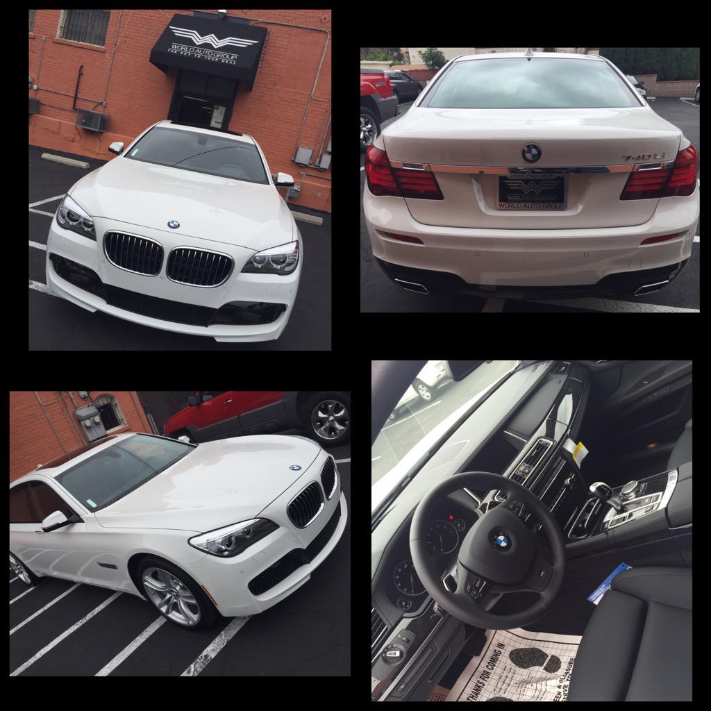 WorldAutoLease's tweet photo. 2015 #BMW 740LI #MSport #UltimateDrivingMachine #WhiteOnBlack #WorldAutoGroup #TheKeyToYourDeal #Glendale #Ca http://t.co/qzIH1xNX2N