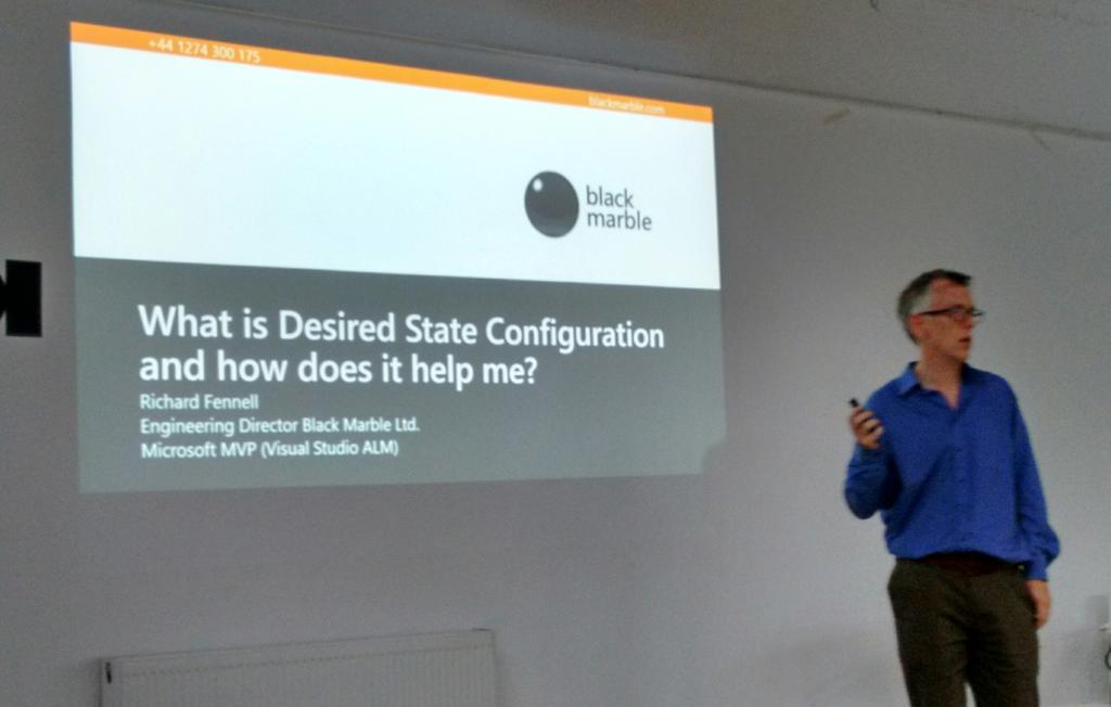 matthewpskelton's tweet image. .@richardfennell on #DSC at @leedsDevops - "Make it so" using MOF files from Pull Server #leedsdevops