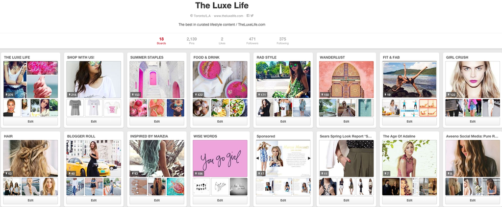 ✌️ Have you heard the news? We're finally on <a href="/Pinterest/">Pinterest</a> -> Peep it: pinterest.com/theluxelist/ ✌️