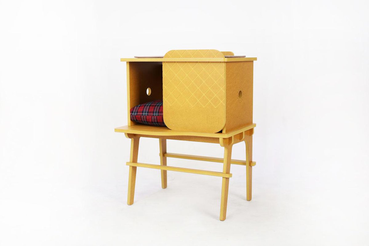 IDSToronto's tweet image. #StayStay launches Frank Cat House for the modern feline bit.ly/1JvnoZP via @designmilk