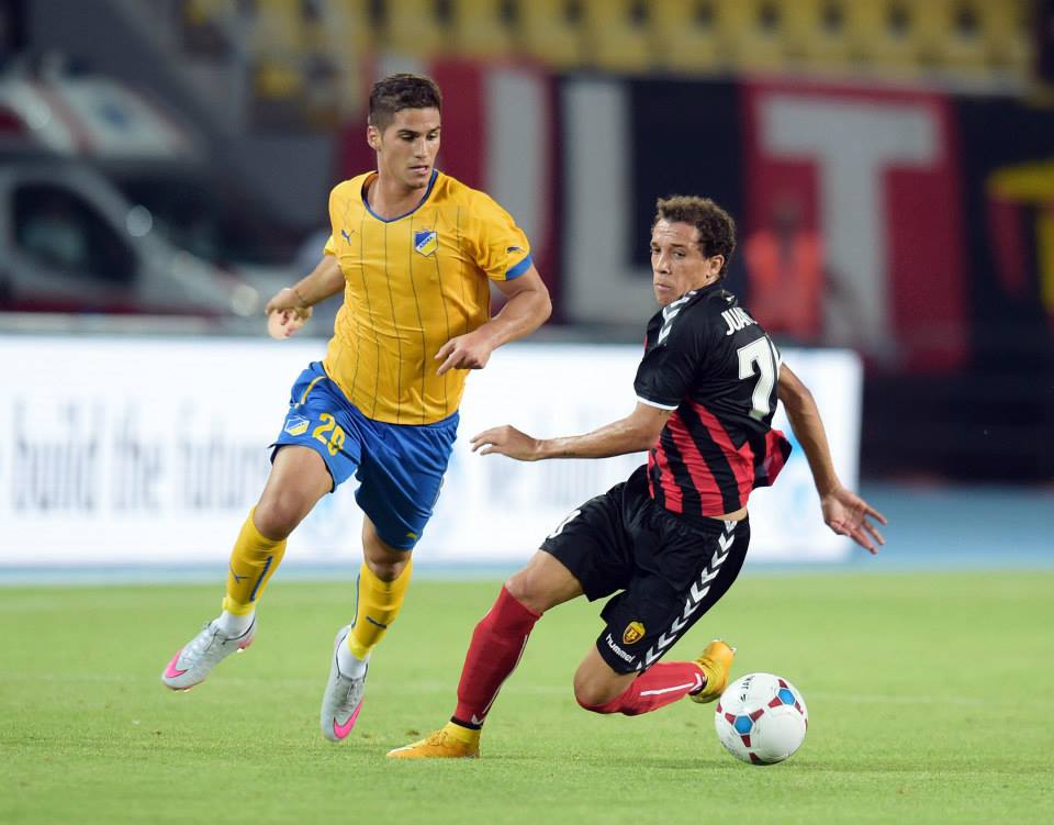 Juan Felipe was the lone Vardar attacker that showed flashes