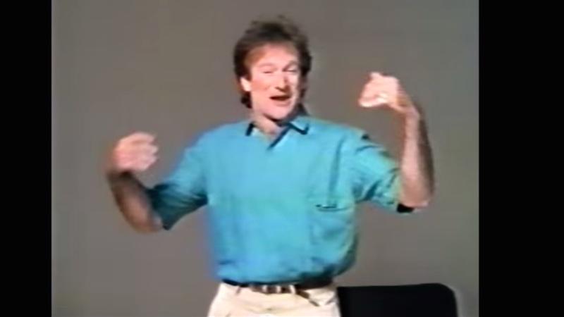 HappyPlace's tweet photo. HERE is footage of a young Robin Williams irritating a director by improvising way too much. http://t.co/xX8LbkzMsD http://t.co/LwrHfWR2UU
