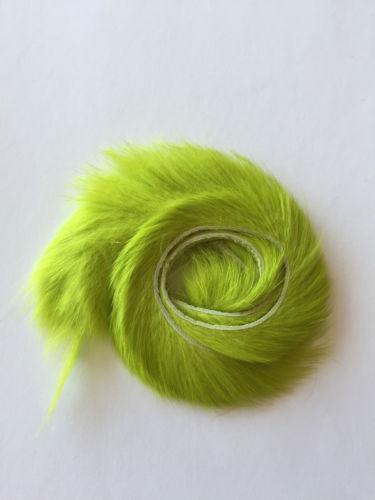 Flynscotsman_T's tweet image. 1m + ZONKER RABBIT FUR STRIPS CHARTREUSE FLY TYING MATERIALS FLYNSCOTSMAN TACKLE 1m ebay.eu/1MlXEFu #flyty