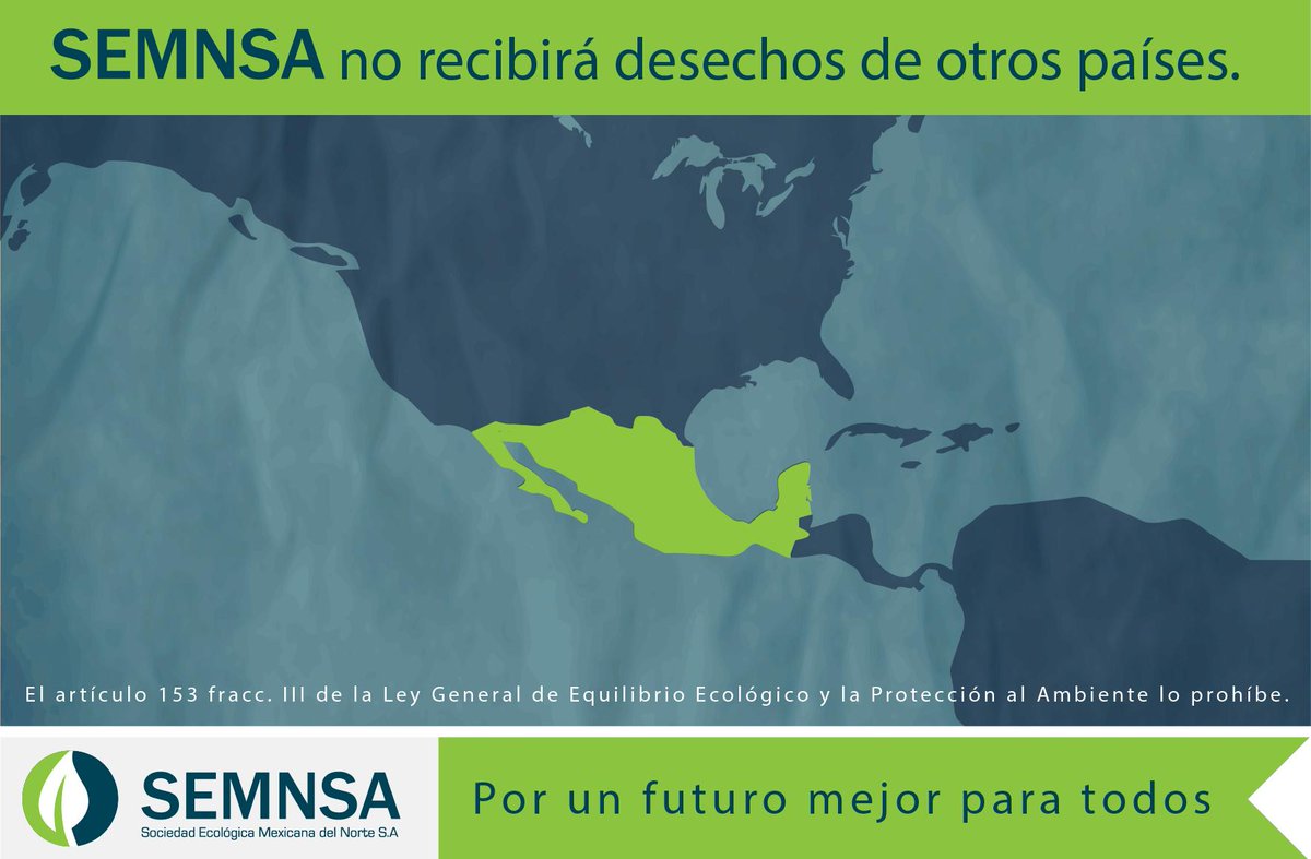 semnsa's tweet image. @semnsa no recibirá desechos de otros países. #CIMARI #GeneralCepeda @Coahuila #Coahuila