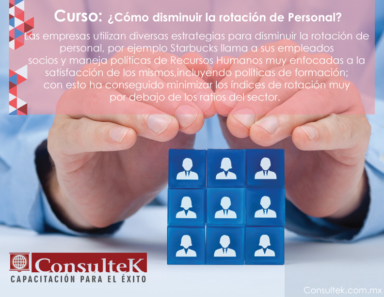 ConsultekMx's tweet photo. Curso: ¿Cómo disminuir la rotación de Personal? #Consultek http://t.co/N3V89tN4bv