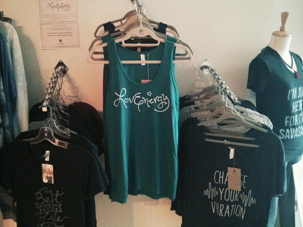 LovEnergyCo's tweet photo. New #lovenergy and #changeyourvibration  tanks now available at @blyoga! http://t.co/3jmqwxGITh