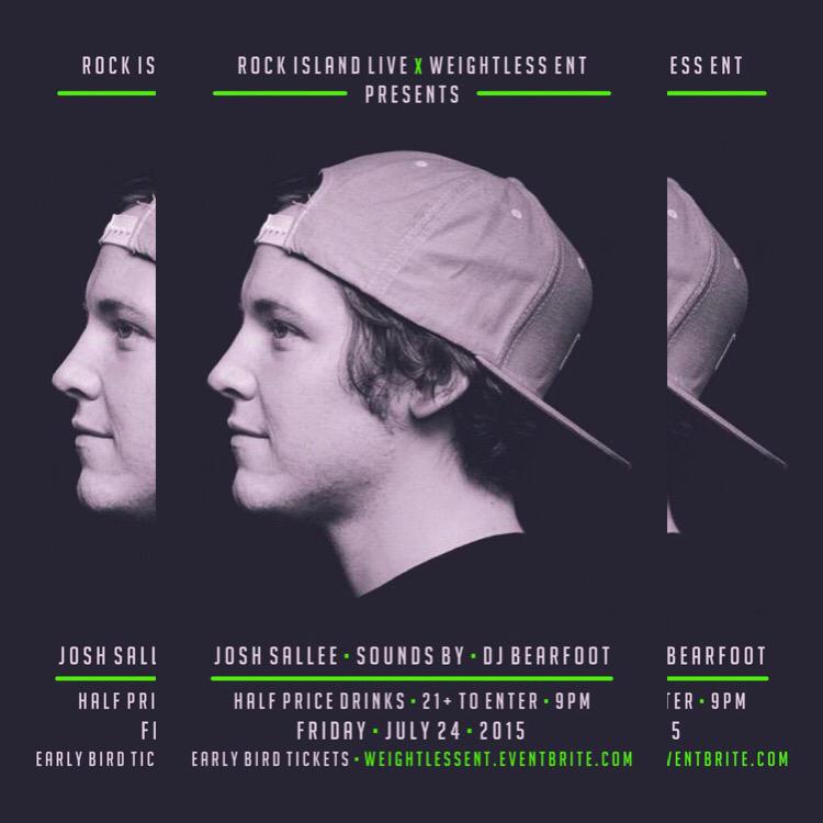 This Friday at Rock Island • Josh Sallee