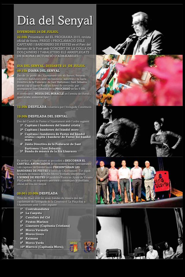 FestesXixona's tweet photo. Ací teniu el cartell dels actes d'esta setmana #elSenyal #xixonaenfestes http://t.co/dTTxAzqHIx