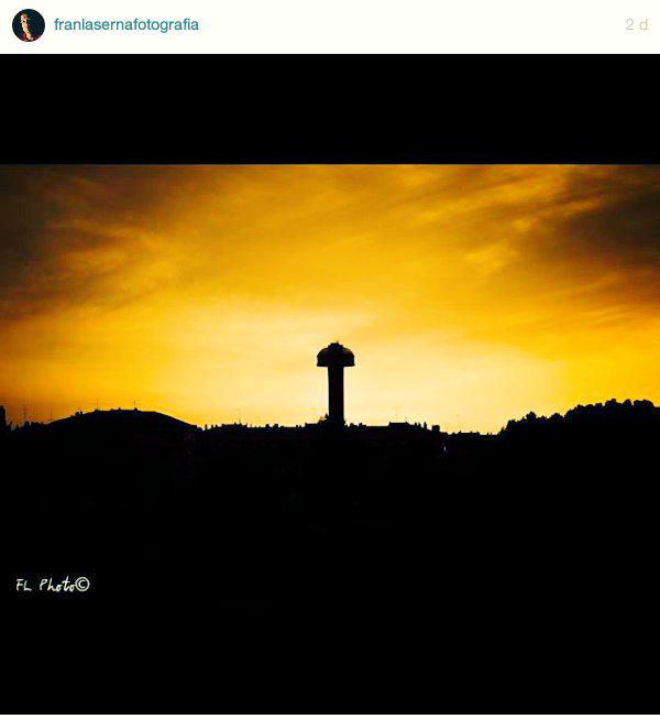 Puesta de sol fotografiada por #franlasernafotografia hace dos días en #Albacete capital.