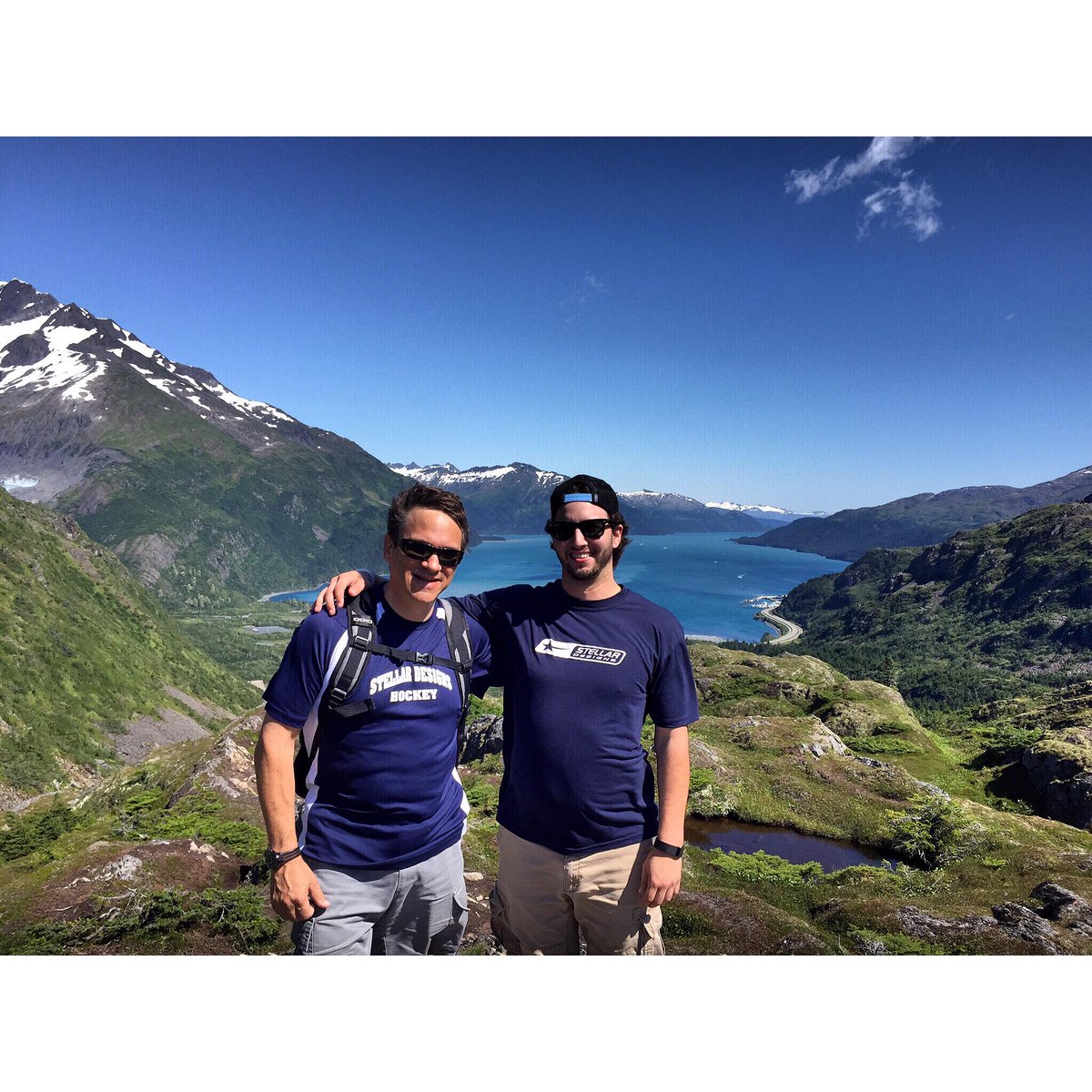 Stellar_Designs's tweet image. #StellarViews Hiking this past weekend at #PortagePass in #Whittier #Alaska.  #TshirtTuesday #WhereDoYouWearIt