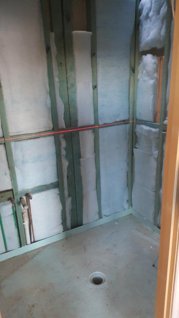 hbuild's tweet photo. #laser #level New bathroom V-groove lining boards #tileless quality #interiordesign #Sydney #builder #annandale house http://t.co/4t5Zlpiutp
