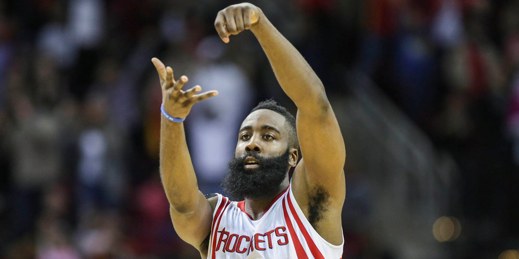 theScore's tweet photo. James Harden wins MVP over LeBron, Curry, Westbrook at inaugural NBPA's Players' Awards. http://t.co/xJu83DeLPO http://t.co/1wsxcXj4O6
