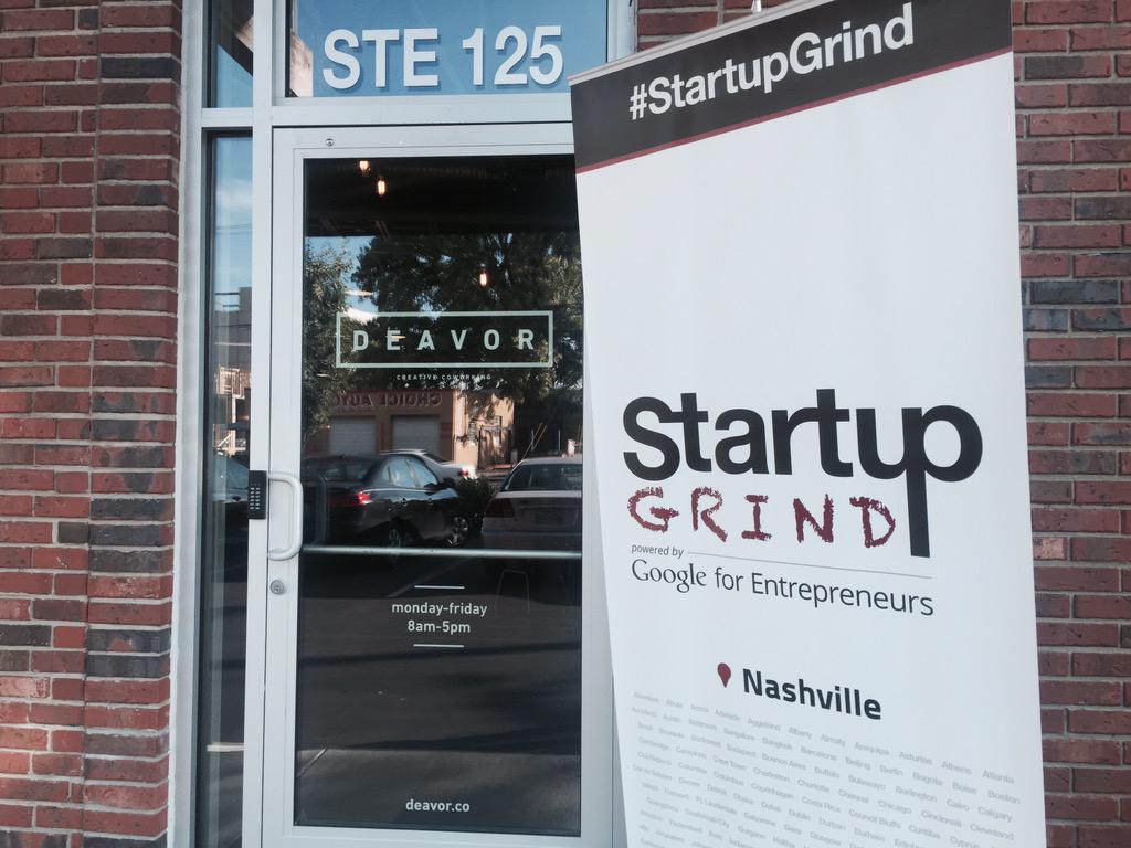 RavenTools's tweet photo. Totally stoked for #StartupGrind's first Nashville event w/ @RavenJon! http://t.co/e32OAwF1RW