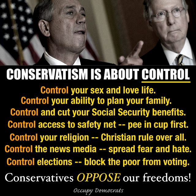 hobodreamer's tweet image. #Conservativism is about control ! Don't be controlled #Vote #Democrat !