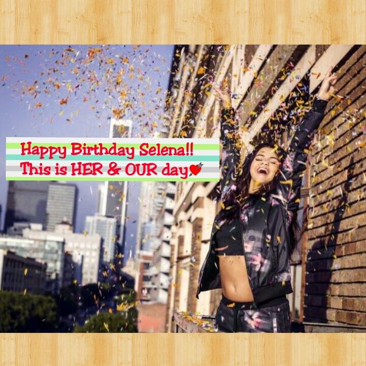 xoxodcs's tweet photo. @adidasNEOLabel It's Selena's Birthday!!! This is our day, isn't it? I'm ready. #NEOLOVER #HappyBirthdaySelena http://t.co/l7l5OYG79q