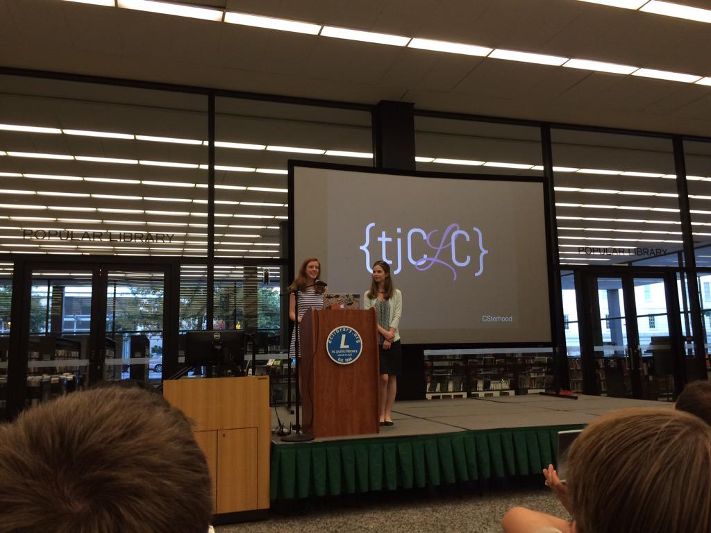 grabtheyoke's tweet photo. Two #PilotDC team members presenting about their #womenintech orgs @tj_CLC and #csterhood at #dctech meetup http://t.co/i8up6Ww6SZ