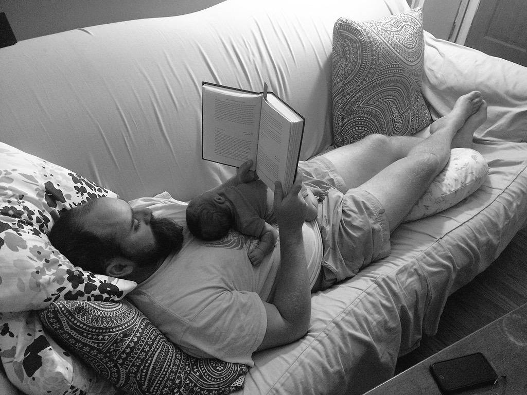 TwoWheeledBeard's tweet photo. #dudesread #emersonreads http://t.co/NAea906NOW