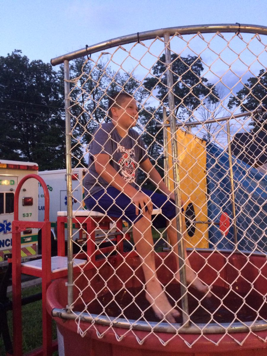 Middle schooler Carson Crossley is up come down and dunk him!