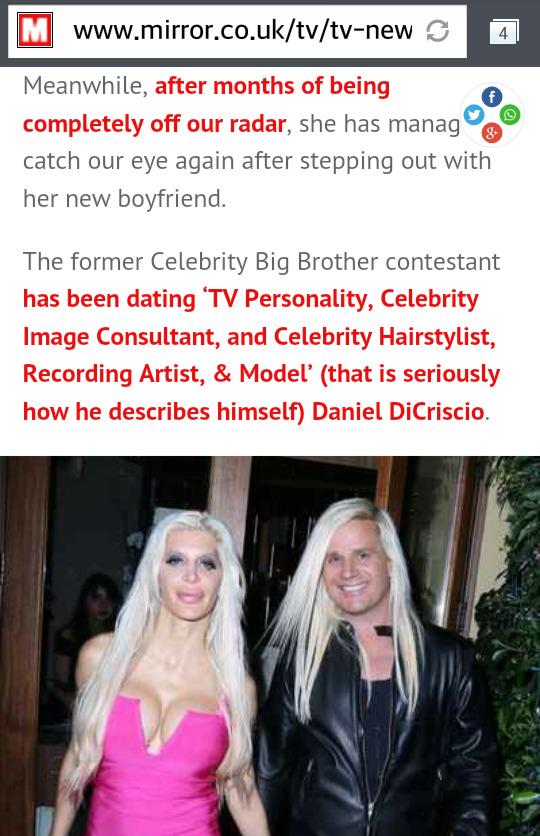JasminesJones's tweet photo. MirrorUK News on Daniel DiCriscio &amp; Frenchy Morgan
http://t.co/Y4wZEXwCl7 http://t.co/jTO7iiqDNg