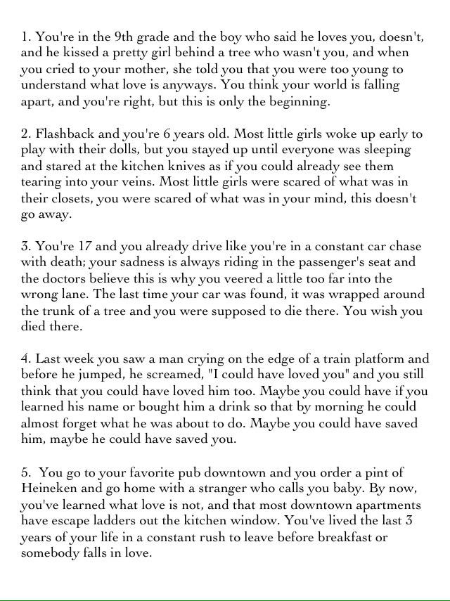 sunflxwr's tweet photo. a timeline of the life you didn't want to live http://t.co/XZdM5Wj4mt