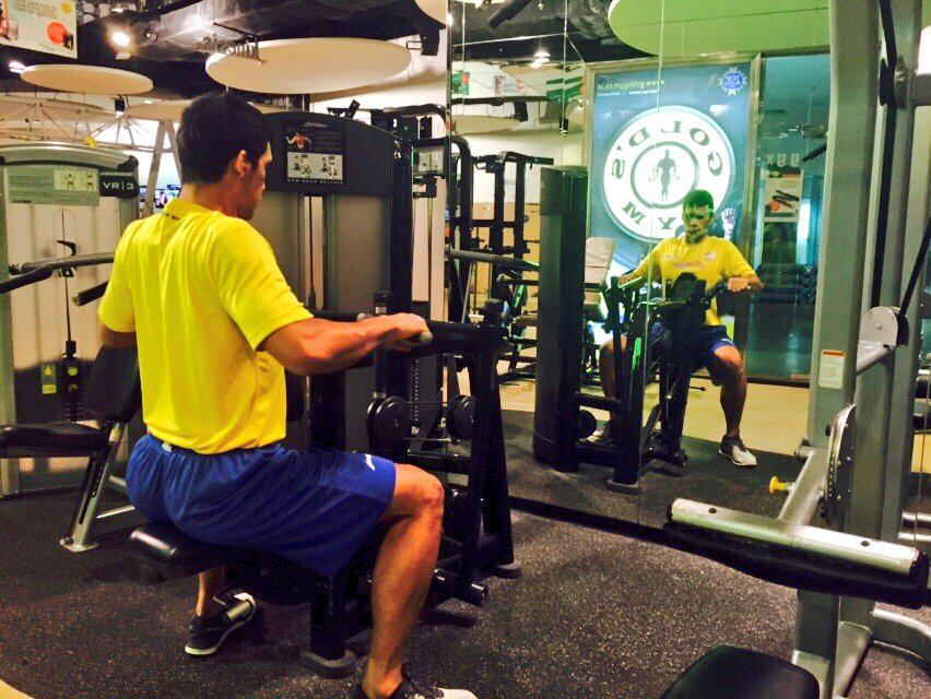 Back to routine 💪 #AllOut