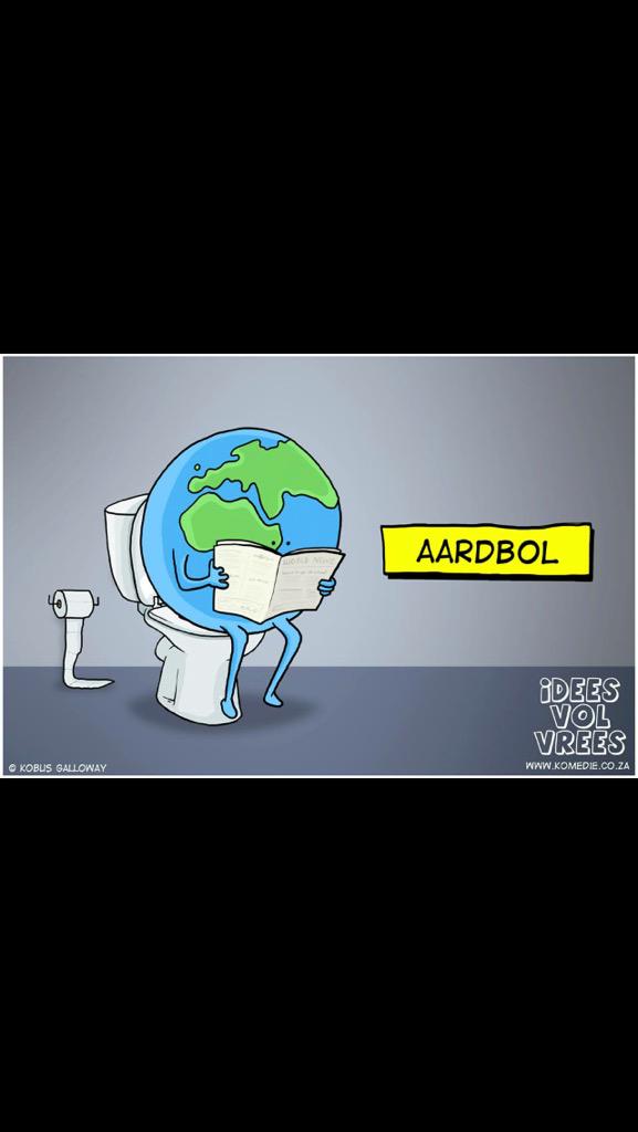 Aardbol " #LameJokeWednesday Happy bday @Jayt1423 hoop dis 'n mooi dag in aartappelland! Mis jou #GetIt? #Roompaste