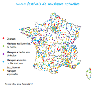 Le Barofest qui a chiffré densité et diversité des 1615 festivals musiques actuelles en France irma.asso.fr/BOURGES-EN-BAR…